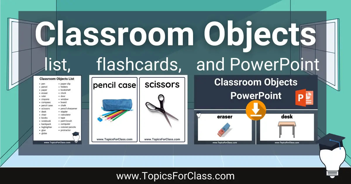 Classroom Objects Vocabulary