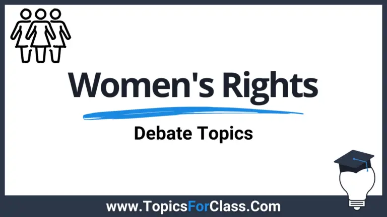 Debate Topics About Women’s Rights