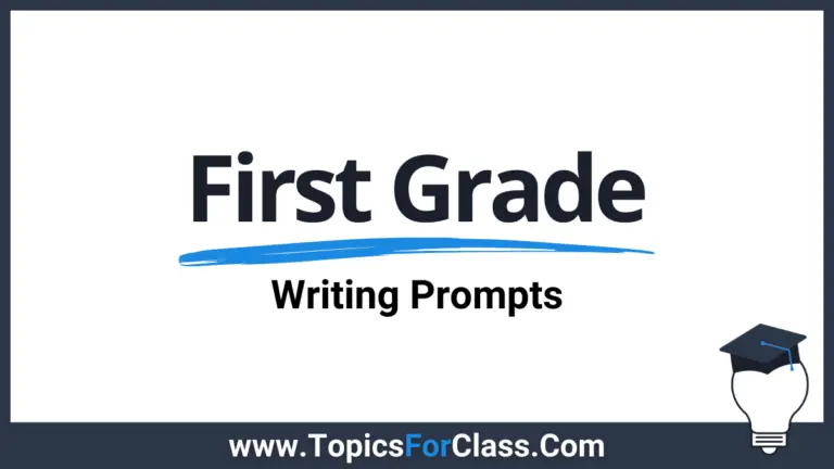 30 Fun First Grade Writing Prompts
